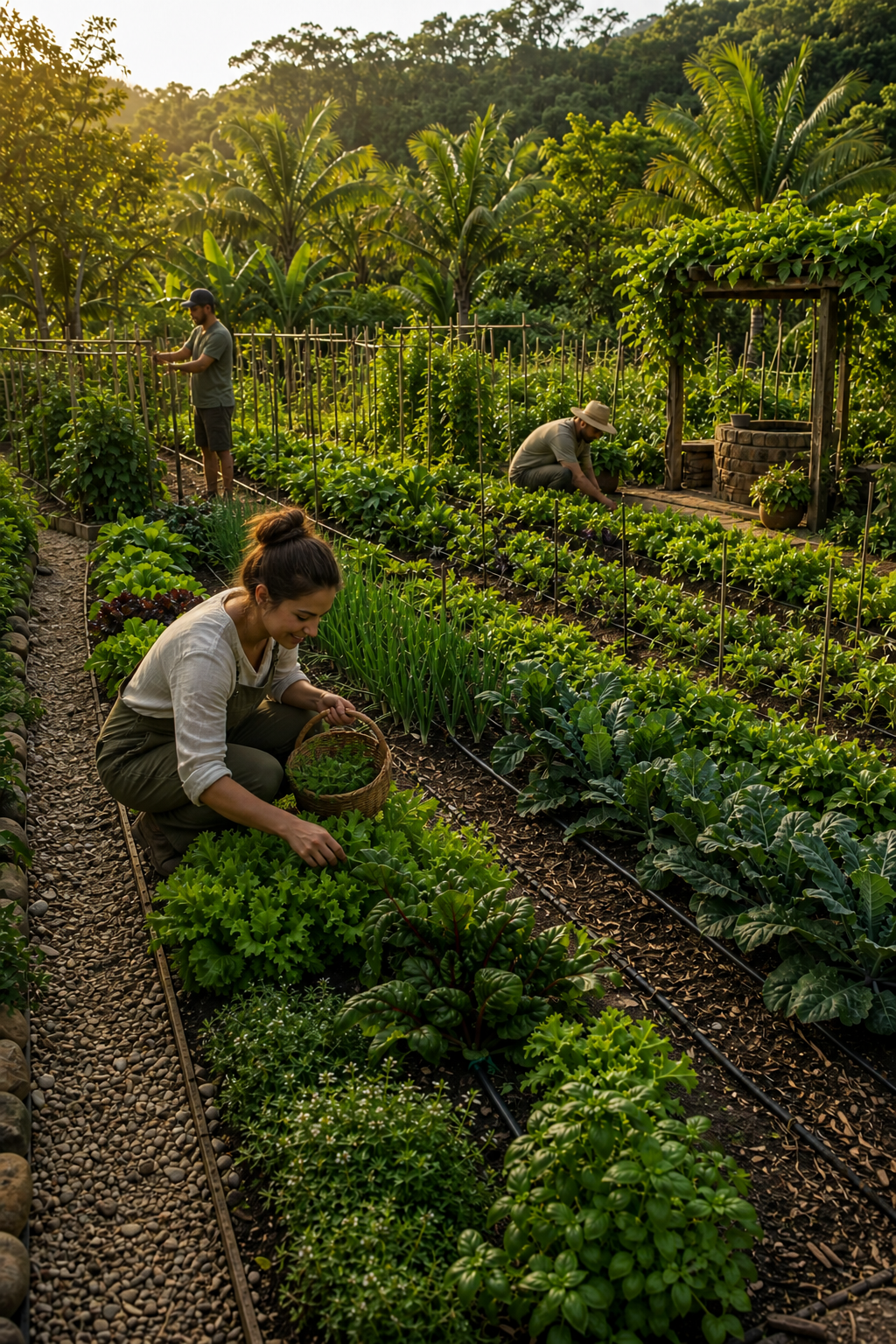 Cultivated land at Montserrat Reserve — connection to nature