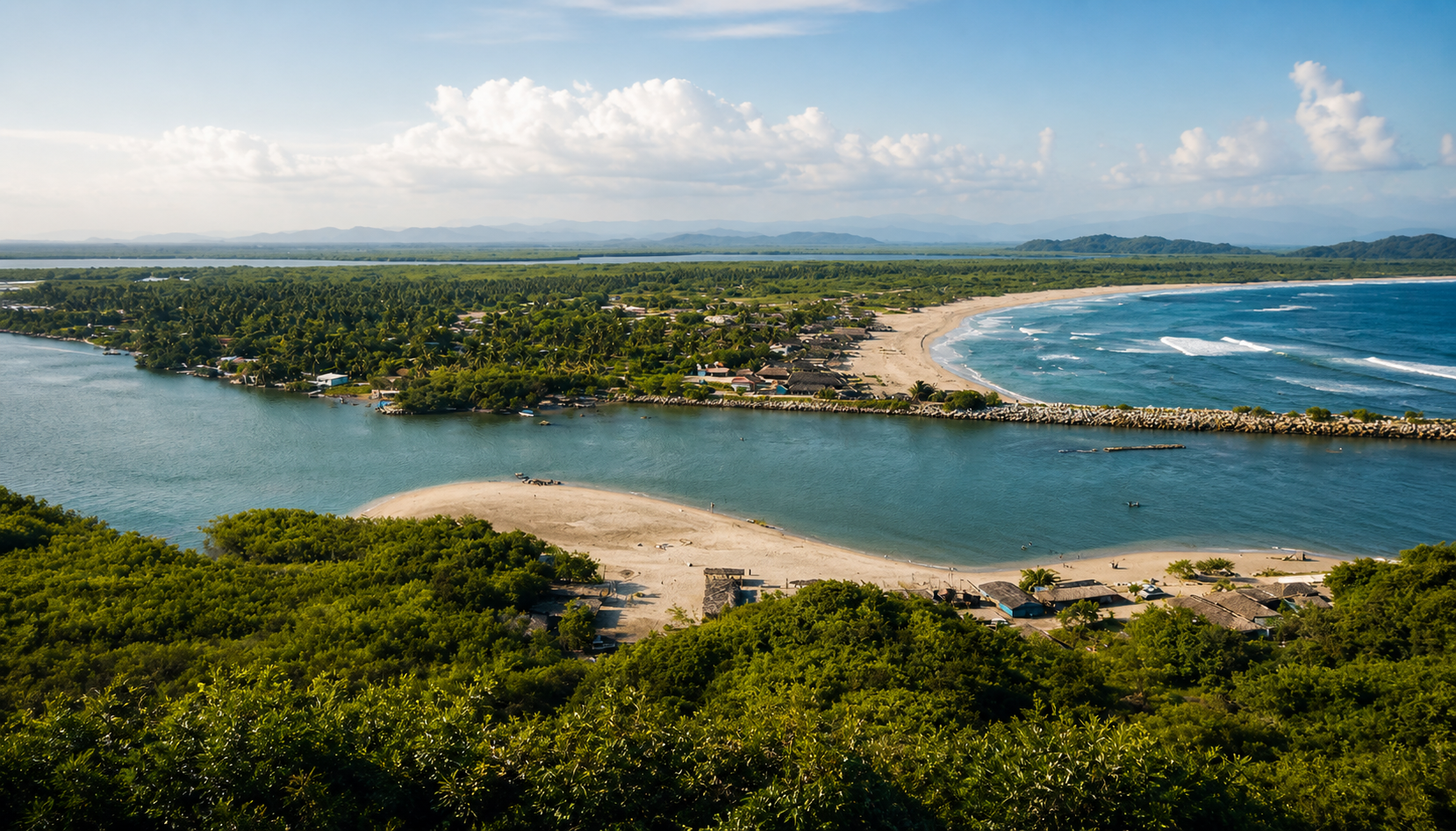 Montserrat Reserve location — near Chacahua on the Oaxaca coast