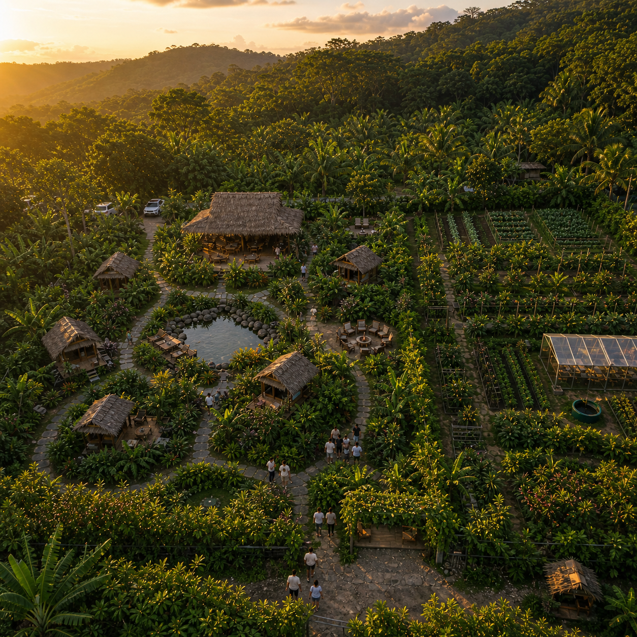 The land at Montserrat Reserve before the build